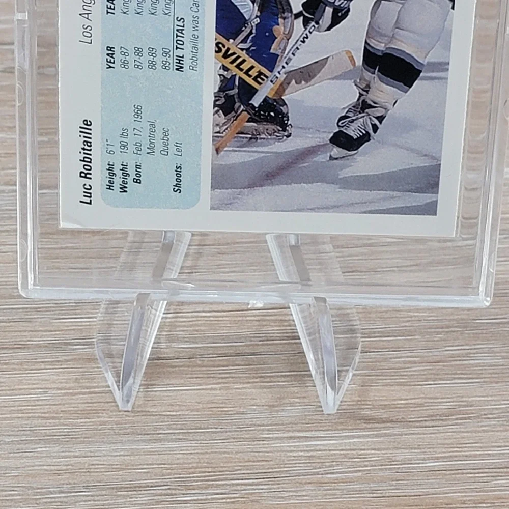 Luc Robitaille Signed 1990-91 Upper Deck #73 Los Angeles Kings Autograph Card